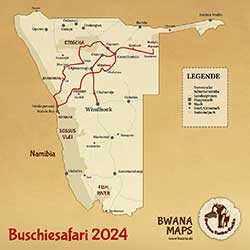 Buschie Safari 2024 Karte