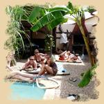 Bwana-Garten mit Pool und Grillplatz