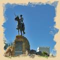 Das Reiterdenkmal an seinem alten Standplatz