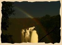 Victoria Fälle bei Nacht - mit lunarem Regenbogen Victoria Fälle bei Nacht - mit lunarem Regenbogen