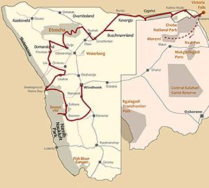 Stiftungsreise - Namibia Höhepunkte und Hilfsprojekte