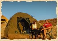 Das Zeltcamp in der Wüste