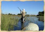 Mokoro (Einbaum) fahrt im Chobe Fluss