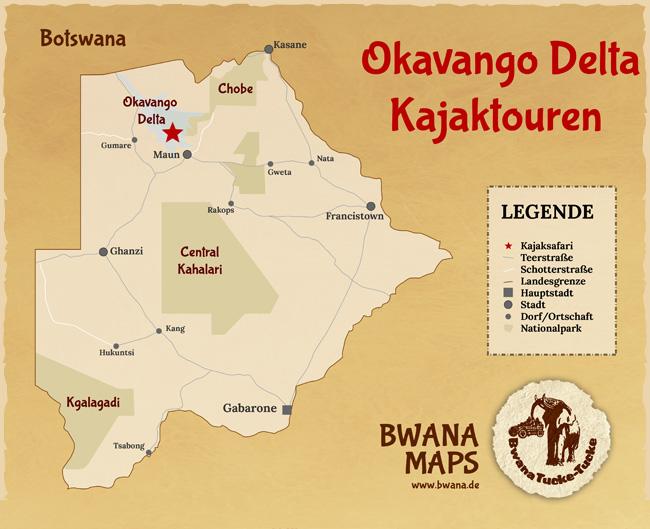 Okavango Delta Kayaking 