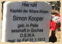 Das Grab Simon Koopers