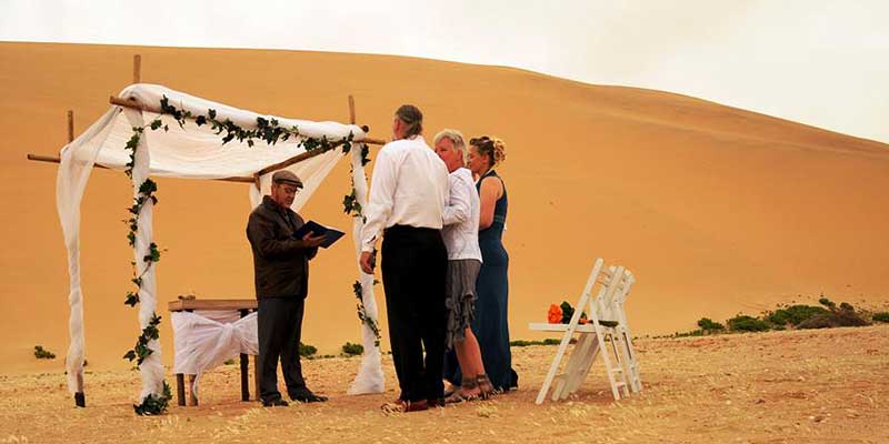 Hochzeit in den Dünen der Namib