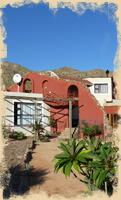 Das Haupthaus des Barchan Dunes Retreat