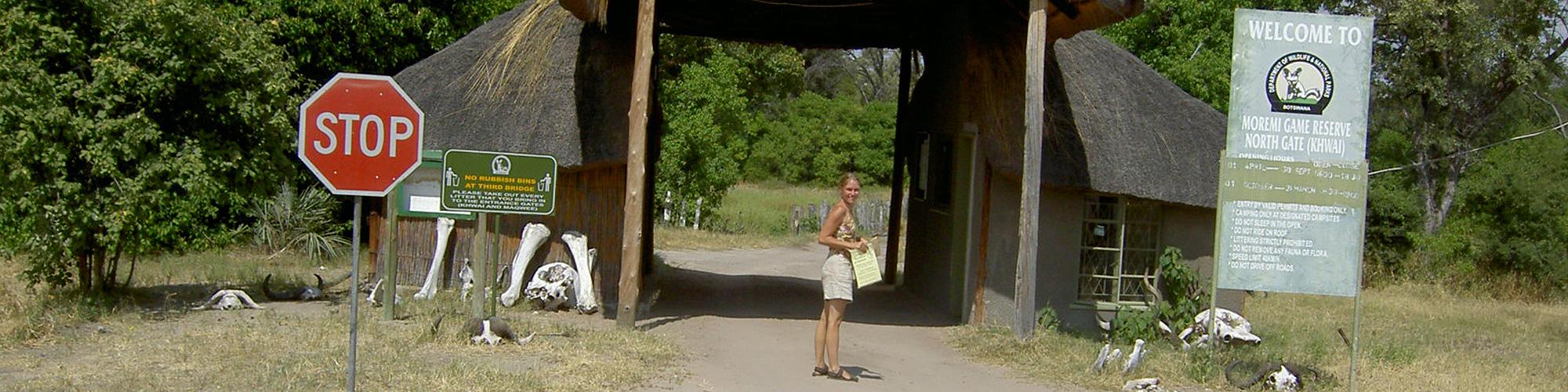Moremi North Gate Header