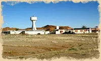 Wasserturm und Wüstenforschungsstation'