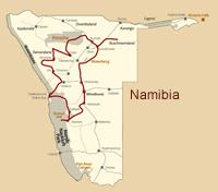 Namibia Zentrale Höhepunkte für Einsteiger