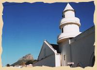 Eine Moschee im Muslimenviertel Bo-Kaap