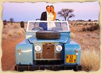 Landrover Hochzeit in Namibia