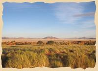 Blick  in unendliche Ferne in  Namibia